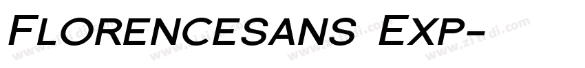 Florencesans Exp字体转换